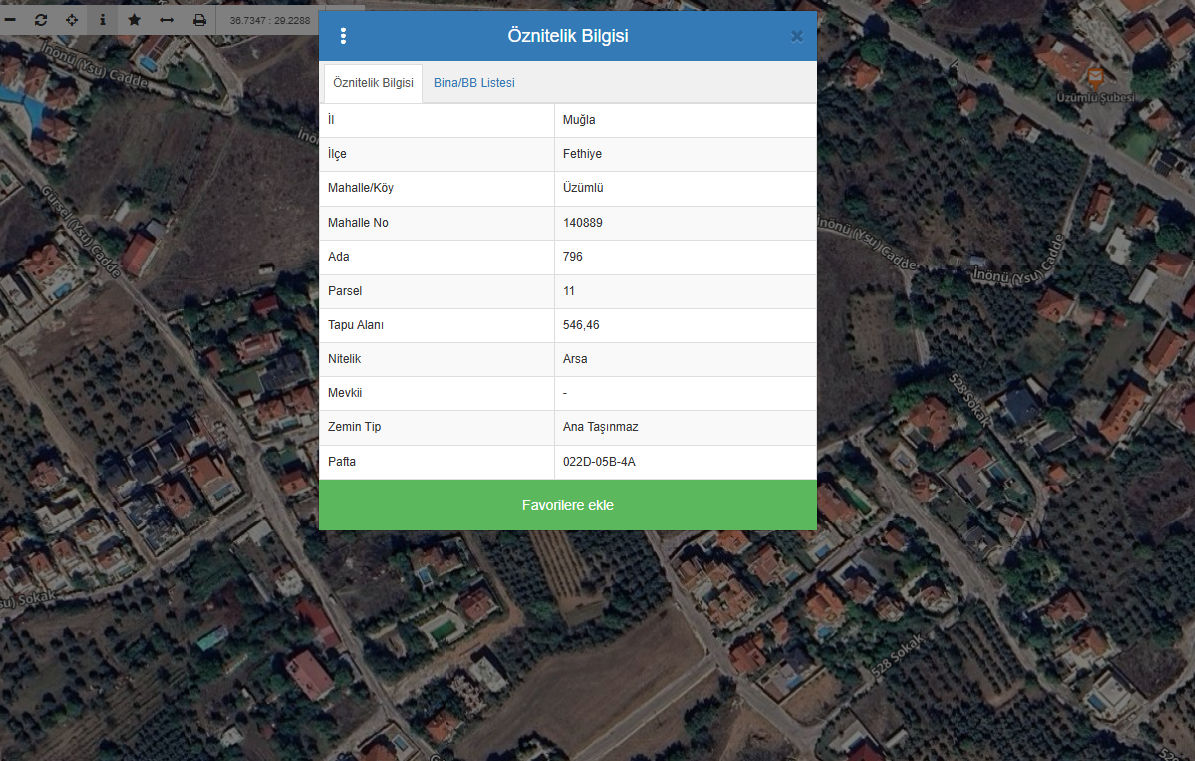 FETHİYE ÜZÜMLÜDE SATILIK 30/60 İMARLI ARSA