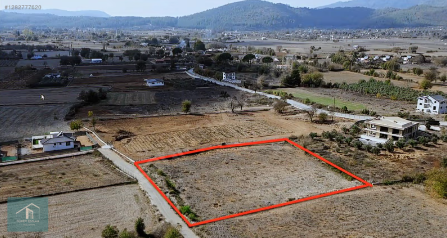 Muğla Fethiye Üzümlüde Satılık İmarlı Ruhsatlı Arazi